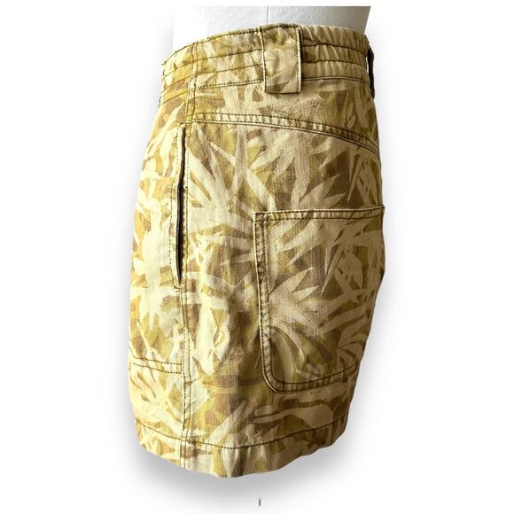 Free People Tropical Print Studded Khaki Shorts EUC - Picture 10 of 13